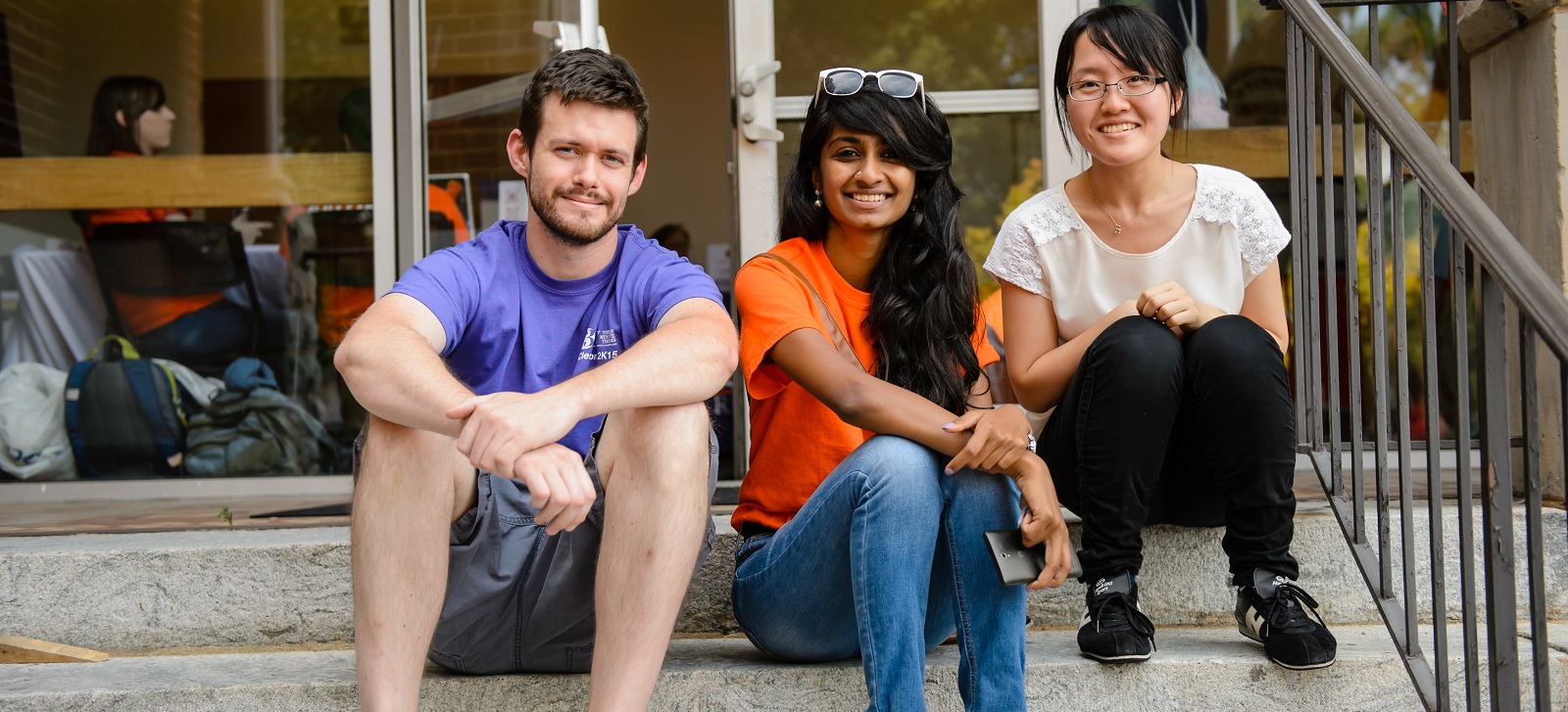 International Graduate Students participate in a Welcome Reception